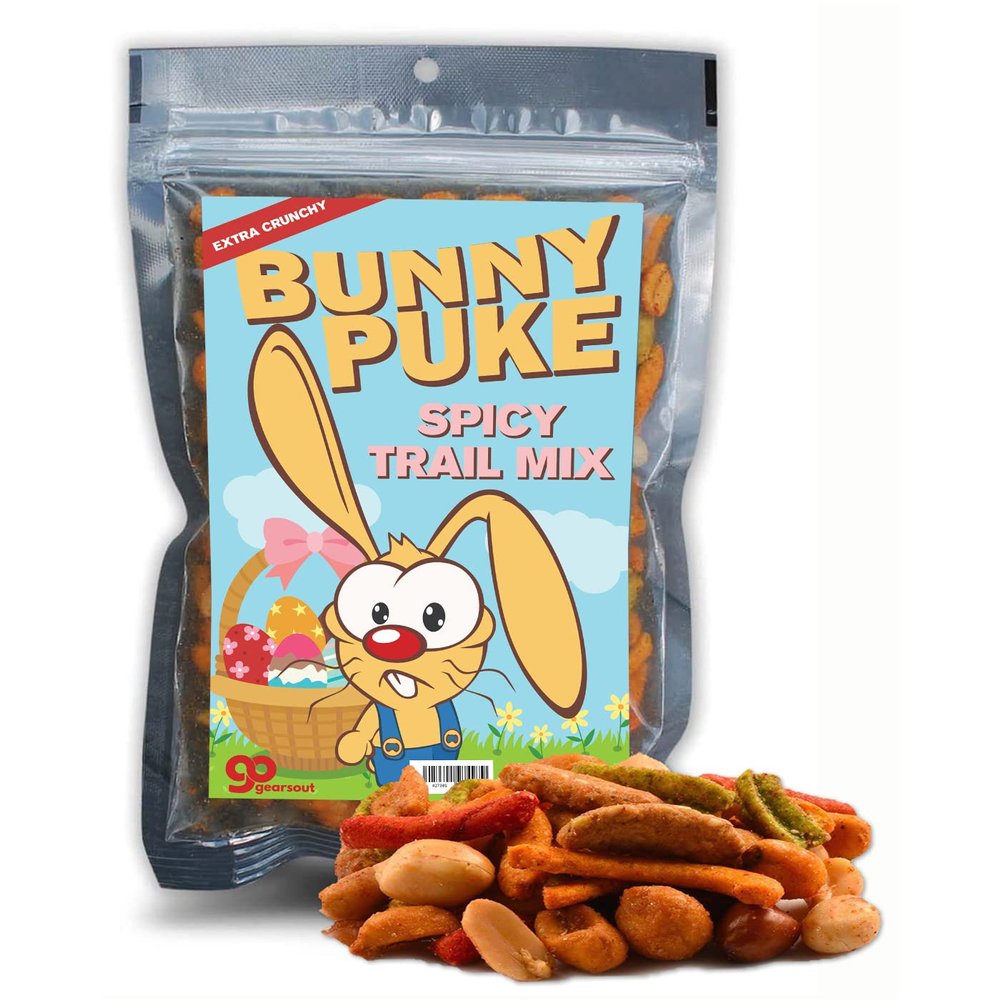 Bunny Puke Trail Mix - Easter Themed Snack Gifts - Unique Easter Basket Gifts for Kids - Stocking Stuffers Candy for Kids - Fun Snacks for Easter Basket - Snacks for Teens