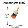 18pcs Glitter Paintbrush Dessert Cupcake Topper Painting Graffiti Artist Theme Decorations Boys Girls Happy Birthday Party Decor Supplies view 4