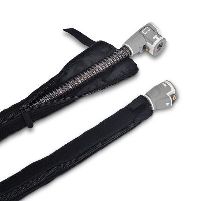 Healvaluefit 6.4ft CPAP Hose Cover for ResMed ClimatelineAir AirSense 10 & 11, CPAP Tube Cover Cat Proof, Double-sided Hose Wrap Full Zipper for Heated Tubing