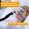 Healvaluefit 6.4ft CPAP Hose Cover for ResMed ClimatelineAir AirSense 10 & 11, CPAP Tube Cover Cat Proof, Double-sided Hose Wrap Full Zipper for Heated Tubing view 3
