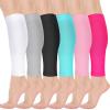 6 Pairs Calf Compression Sleeve Women Footless Compression Stockings Elastic Leg Sleeve for Running Nurse Pregnant (Small) view 1