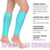 6 Pairs Calf Compression Sleeve Women Footless Compression Stockings Elastic Leg Sleeve for Running Nurse Pregnant (Small) view 2