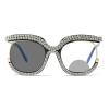 Oversized Transition Photochromic Bifocal Reading Glasses Women Bing Rhinestones Presbyopia Hyperopia Bifocal Sunglasses (black, 2.75, multiplier_x) view 1