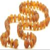 Baltic Amber Necklace for Adult - Natural Amber from Baltic Region, Genuine Baltic Amber (21.6, RAW Cognac) view 3
