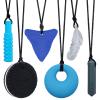 Chew Necklaces for Sensory Kids, Sensory Toys for Kids with Autism, ADHD, SPD, Chewing, Autism Sensory Products Reduce Adult Anxiety Fidgeting view 1