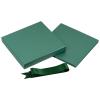 RUSPEPA Medium Birthday Gift Box with Lids, Ribbon and Tissue Paper, Collapsible Gift Box - 1 Pcs, 9x9x9 Inches, Green view 4