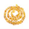 Baltic Amber Necklace for Adult - Natural Amber from Baltic Region, Genuine Amber (17.7 inch, RAW Honey) view 1