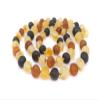 Baltic Amber Necklace for Adult - Natural Amber from Baltic Region, Genuine Amber (17.7 inch, RAW Multi) view 1