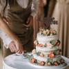 Love You Cake Topper, Rustic Wedding Cake Topper, Vow Renewal Cake Topper,Anniversary Cake Topper,Best Wedding Party Supplies , Wooden Brown view 4
