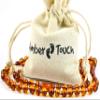 Baltic Amber Necklace for Adult - Natural Amber from Baltic Region, Genuine Baltic Amber (19.7 inch, Cognac) view 1