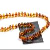 Baltic Amber Necklace for Adult - Natural Amber from Baltic Region, Genuine Baltic Amber (19.7 inch, Cognac) view 4