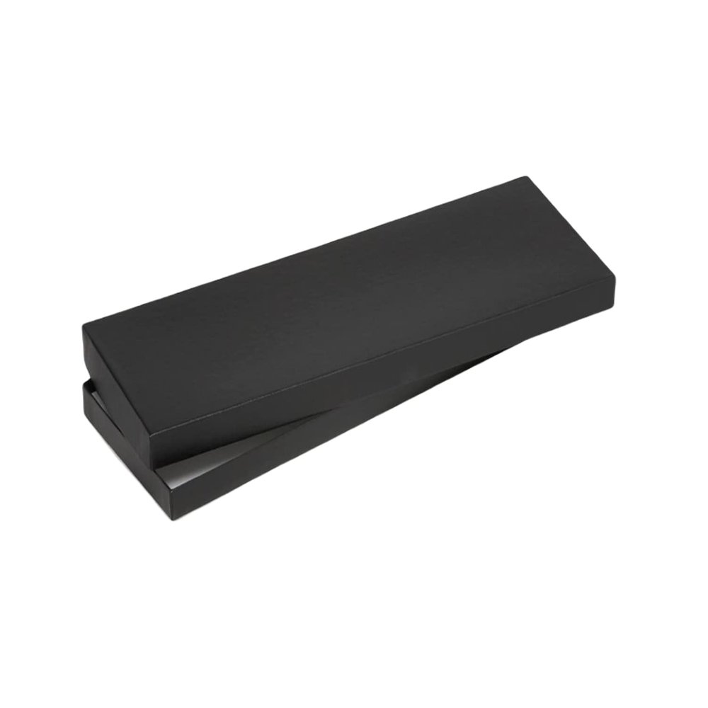 A1 Bakery Supplies 2 Pack Long Necklace Boxes 14 x 4.5 x 0.75 (Black) Gift Wrap Tie Boxes