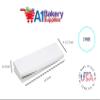 A1 Bakery Supplies 2-Pack Gift Wrap Boxes - Tie Boxes 14 x 4.5 x 0.75 for Long Necklaces (White) view 2
