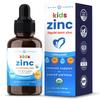 NutraChamps Liquid Zinc Drops for Kids, Ionic Zinc Drops Enhanced with Vitamin C for Children, Sugar-Free 4 oz, Vegan & Non-GMO, Tangerine, 60 Servings, 2 Month Supply view 1
