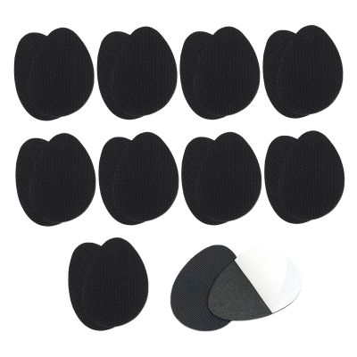 20 Pieces Shoe Grips on Bottom of Shoes, Self-Adhesive Non-Skid Shoe Pads Anti Slip Grips for High Heels, Sole Protectors Stickers Cover for Women Girls, Noise Reduction Cushion