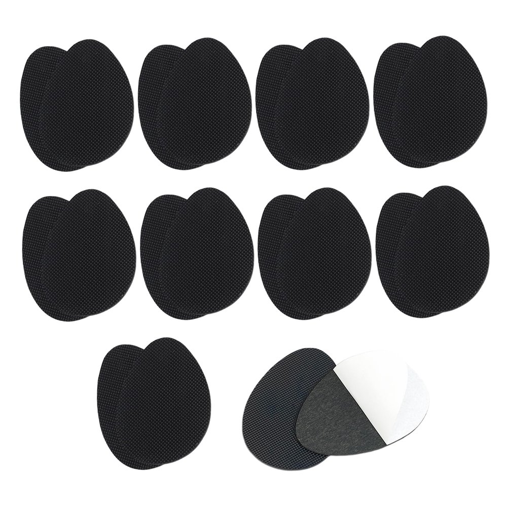 20 Pieces Shoe Grips on Bottom of Shoes, Self-Adhesive Non-Skid Shoe Pads Anti Slip Grips for High Heels, Sole Protectors Stickers Cover for Women Girls, Noise Reduction Cushion