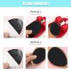 20 Pieces Shoe Grips on Bottom of Shoes, Self-Adhesive Non-Skid Shoe Pads Anti Slip Grips for High Heels, Sole Protectors Stickers Cover for Women Girls, Noise Reduction Cushion view 4
