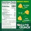 Dole Good Crunch Pineapple Dried Fruit Bites, Gluten Free & Vegan Snack, 1.4oz Bag view 2