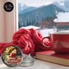 La Tea Dah Christmas Tea Gift Set, 2 Santa Tea Tins with Serene Herbal and Holiday Spice Pu'er Tea, 2 Honey Stirrers, Holiday Stocking Stuffers for Adults, Secret Santa Gifts for Women & Men view 2