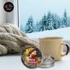 La Tea Dah Christmas Tea Gift Set, 2 Santa Tea Tins with Serene Herbal and Holiday Spice Pu'er Tea, 2 Honey Stirrers, Holiday Stocking Stuffers for Adults, Secret Santa Gifts for Women & Men view 3