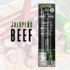 Bovine & Swine All-Natural Gourmet Craft Beef Snack Sticks | 10 Packs of 2 | Wyoming Jerky Sticks, High Protein, Individually Wrapped | Camping & Hiking Snacks | Clean Ingredients | Jalapeo Beef view 2