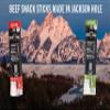 Bovine & Swine All-Natural Gourmet Craft Beef Snack Sticks | 10 Packs of 2 | Wyoming Jerky Sticks, High Protein, Individually Wrapped | Camping & Hiking Snacks | Clean Ingredients | Jalapeo Beef view 4