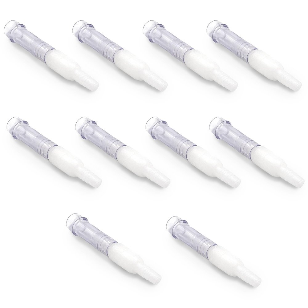 ResOne Oxygen Tubing Swivel Connectors 10-Pack, Cannula, Hose, Tube Connectors, Oxygen Line Splitter, Concentrator Supplies, 360-Degree Rotation, Medical, Home, Marine Use, Standard Size - Male/Female