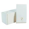 Luxe Party 112 Pack Hebrew Monogram Napkins| Hebrew Letters| Disposable |Premium Airlaid | Linen Feel| Decorative Table Setting| Guest Towel Napkin | DALET | White and Gold view 1