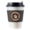 2000PCS Custom Bulk Coffee Cup Sleeves Personalized Cup Sleeves Disposable Wholesale Paper coffee Sleeves for Party Gatherings Businesses Restaurants Cafes Offices view 4