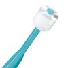 Brilliant Kids Toothbrush Patented Round Design for Easy and Effective Brushing - Two Time Dental Advisor Manual Toothbrush of The Year, 24 Pack, Teal view 3