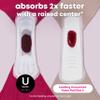 U by Kotex Balance Ultra Thin Pads with Wings, Regular Absorbency, 50 Count (Packaging May Vary) view 4