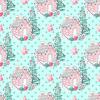 Beautiful Candy House Pink Thick Christmas Wrapping Paper Teal Gift Wrap Turquoise Holiday Party Decoration (12 foot x 30 inch roll) view 1