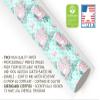 Beautiful Candy House Pink Thick Christmas Wrapping Paper Teal Gift Wrap Turquoise Holiday Party Decoration (12 foot x 30 inch roll) view 4
