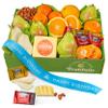 A Gift Inside Happy Birthday Harvest Favorites Fruit and Gourmet Gift Box view 1