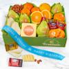 A Gift Inside Happy Birthday Harvest Favorites Fruit and Gourmet Gift Box view 2