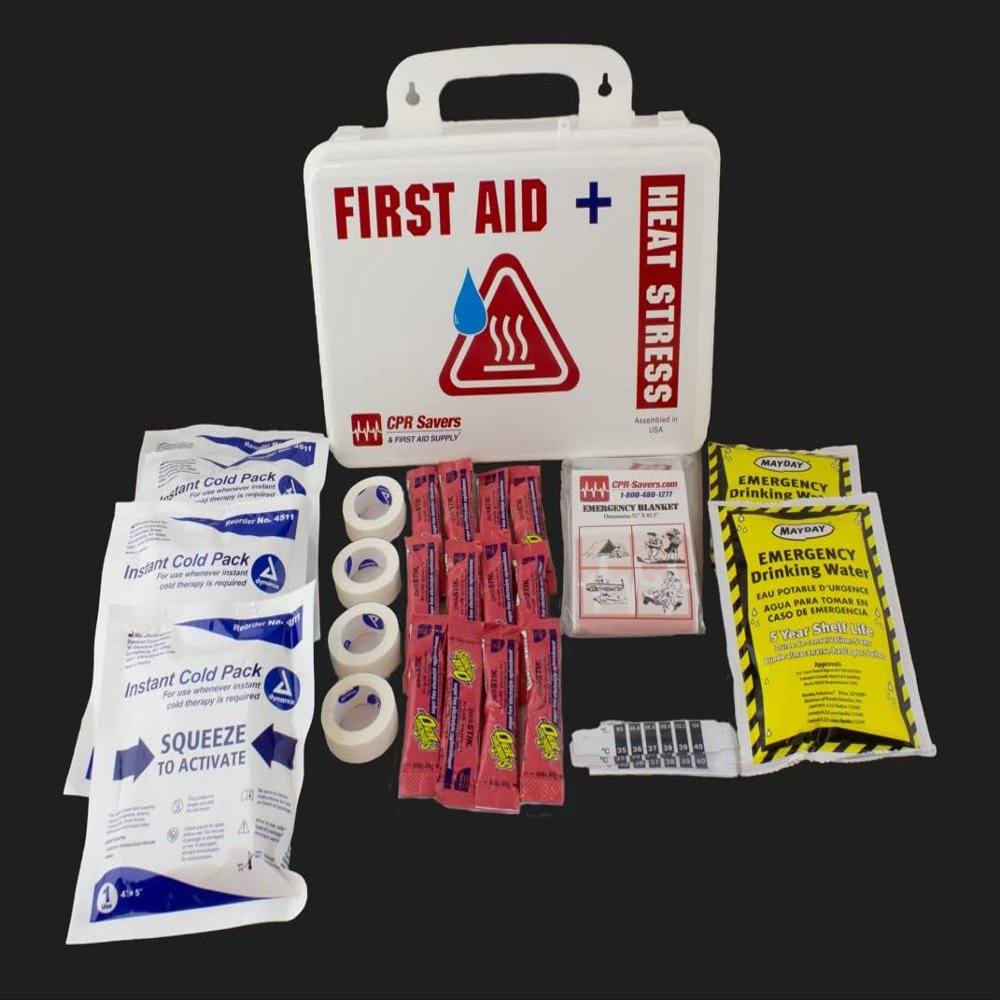 CPR Savers Heat Stress Kit (Plastic Case)