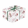 MyPupSocks Personalized Name Xmas White Wrapping Paper Sheets Santa Claus for Easter, Mothers Day, Birthdays, Weddings, Bridal Showers, Baby Showers view 3