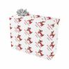 MyPupSocks Personalized Dog Wrapping Paper Design for Christmas Xmas White for Birthday, Holiday, Father's Day, Baby Shower view 1