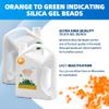Wisesorb 16lbs Reusable Silica Gel Desiccant, Indicating - Orange to Dark Green, Desiccant Dehumidifiers, Moisture Absorbers for Storage view 2