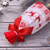 80 Pcs Red Bows Satin Ribbon Bows Christmas Bows with Twist Ties for Santa Gift Wrapping Christmas Party Decoration view 2