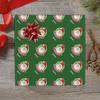 MyPupSocks Custom Xmas Green Birthday Gift Wrapping Paper Sets Christmas Santa Happy Birthday Wrapping Paper for Kids Girls Women Adults Boys Men view 2