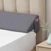 Vekkia Queen Size60"x10"x6" Bed Wedge Pillow Replacement Cover Only/Headboard Pillow Case/Mattress Wedge CoverGrey view 2
