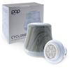 Fabric Shaver, Lint Remover Electric (Marble)  Rechargeable, 6 Blade System, Fabric Lint Shaver w/LED Light | One-Touch Activation Pill Shaver for Clothes - Electric Lint Remover Fabric Shaver view 3
