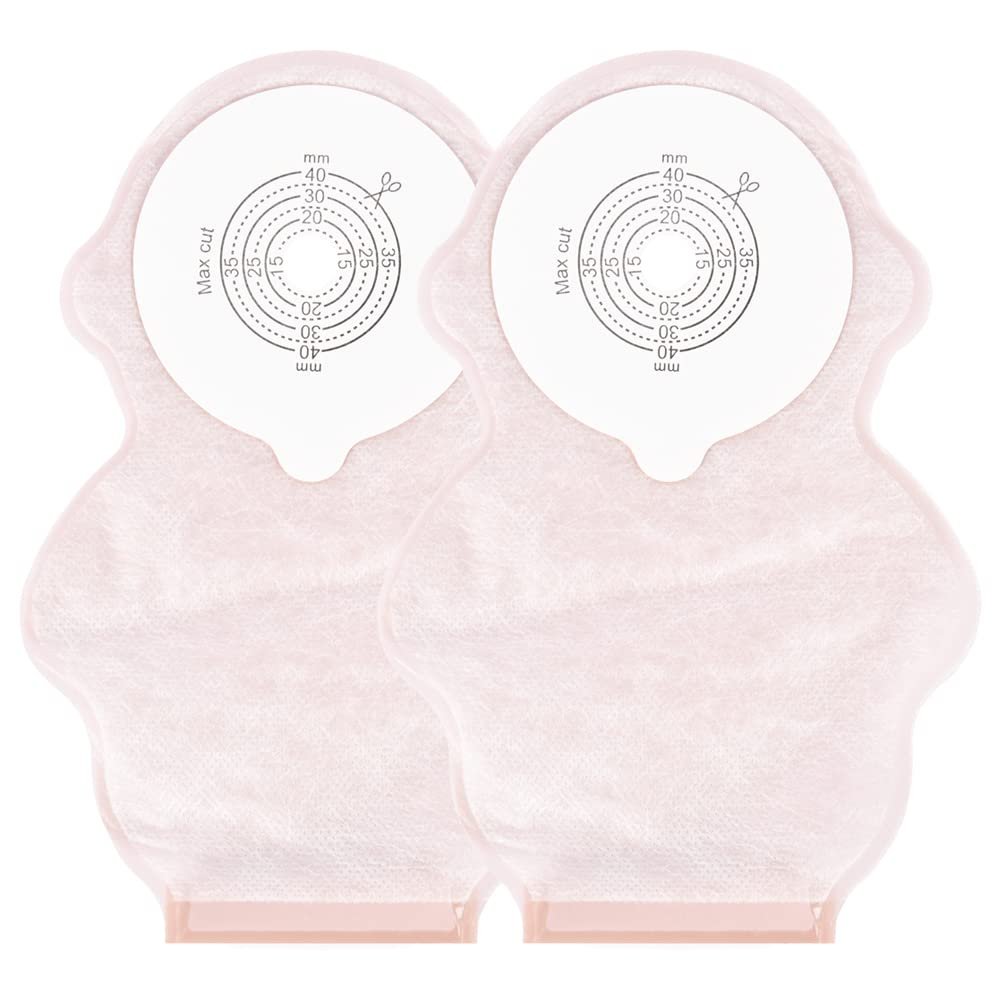 10 Pack Colostomy Bags for Children,One Piece Ostomy Bag Ostomy Supplies,15-40mm Cut-to-Fit Drainable Pouches for Ostomy Ileostomy Stoma Care,Baby Feces Collection