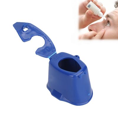 Dioche Eye Drop, Eye Drop Applicator, Dispenser Aids for Eyedrop, Eye Dropper Cup for Most Eyes Drops Medicine Bottle, Portable Eyedrop Aids Bottle Holder Tool