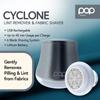 Fabric Shaver, Lint Remover Electric (Silver)  Rechargeable, 6 Blade System, Fabric Lint Shaver w/LED Light | One-Touch Activation Pill Shaver for Clothes - Electric Lint Remover Fabric Shaver view 2