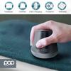 Fabric Shaver, Lint Remover Electric (Silver)  Rechargeable, 6 Blade System, Fabric Lint Shaver w/LED Light | One-Touch Activation Pill Shaver for Clothes - Electric Lint Remover Fabric Shaver view 4