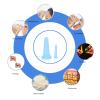 2 PCS Face Cupping Set Mini Silicone Soft Portable Vacuum Suction Massage Cups for Adults Home Use (Blue) view 4