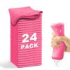 WEAWE Microfiber Cleaning Cloth-24Pcs (13x13 inch) Ultra Soft Highly Absorbent Rags for Housekeeping-Machine Wash (HotPink) view 1