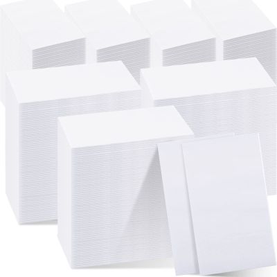 Disposable Napkins for Bathroom White Napkins Disposable Dinner Paper Towel Guest Hand Towels Soft and Absorbent 2-Ply Party Wedding Paper, 16 x 13 Inch(1200 Count)